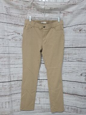 Cato Straight Leg Pants in Khaki Tan